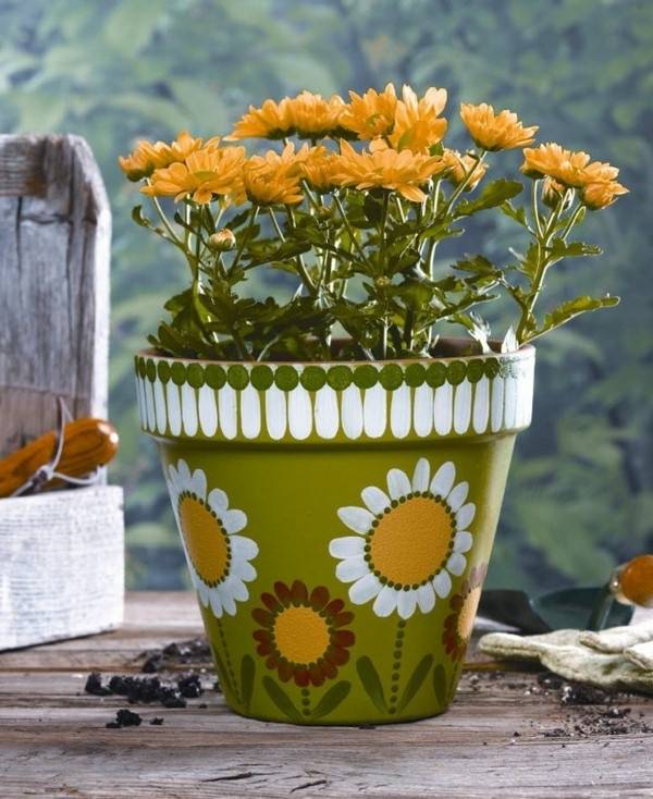 Simple Easy Flower Pot Painting Ideas Craft Home Ideas
