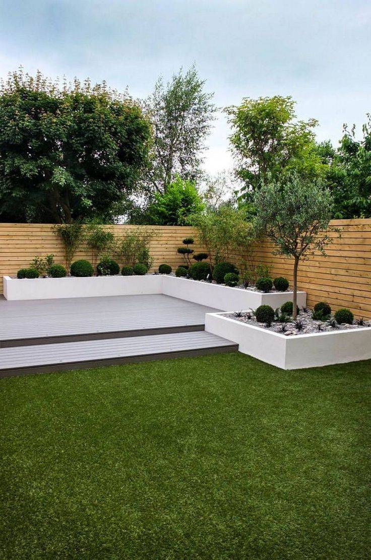 Color Front Yard Garden Design