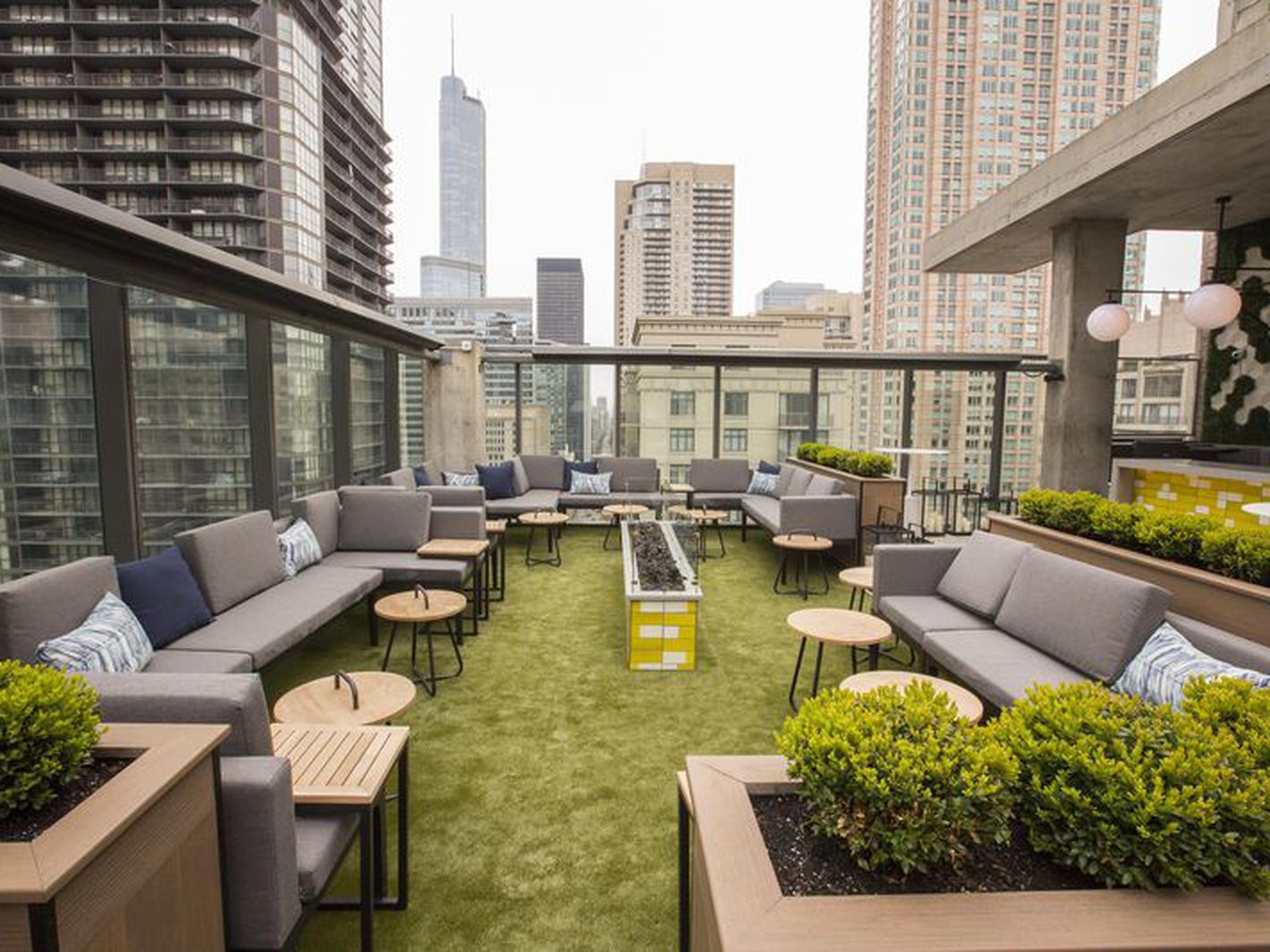 Outdoor Amenity Space Rooftop Design