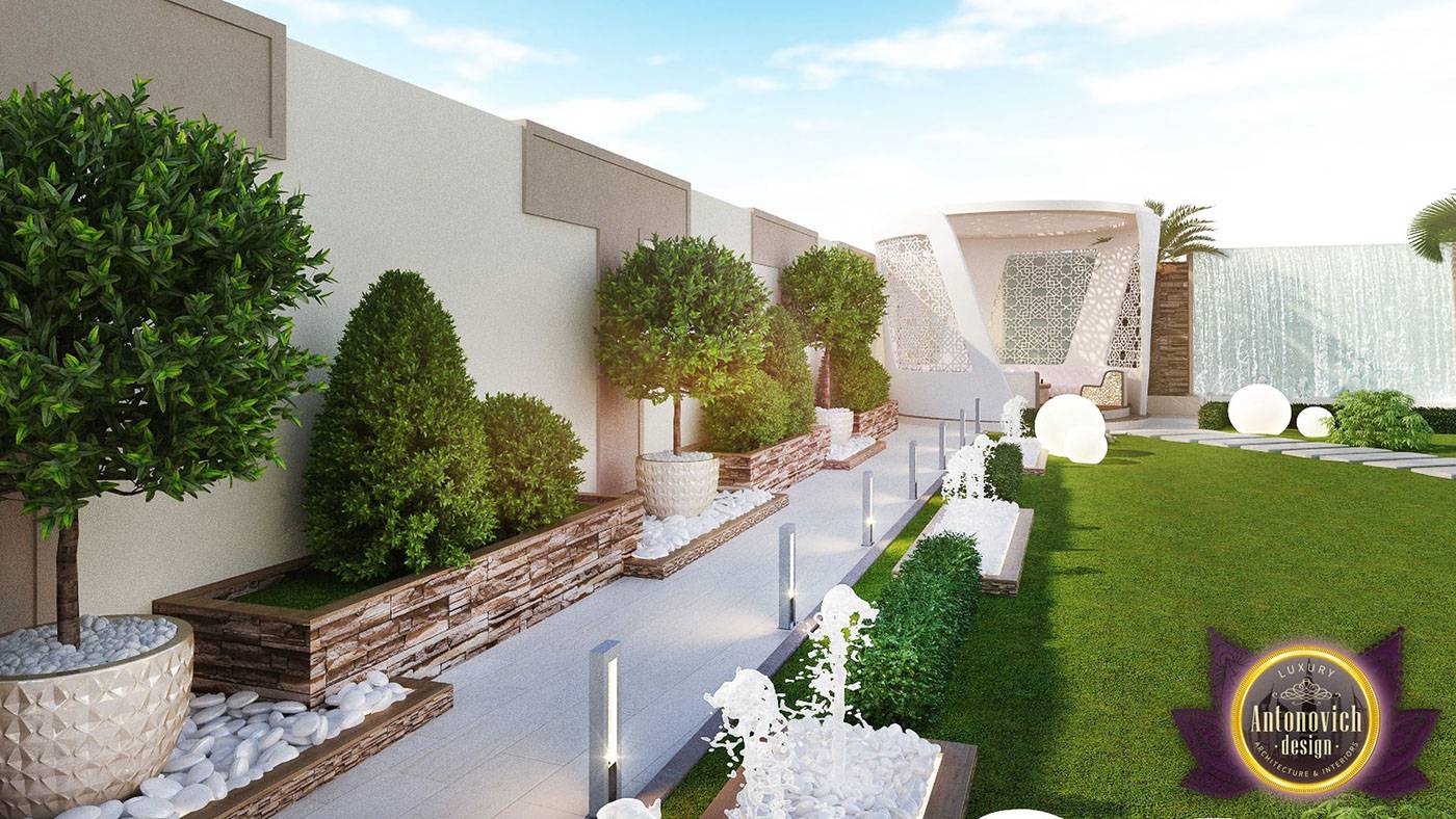 Modern Luxury Homes Beautiful Garden Designs Ideas