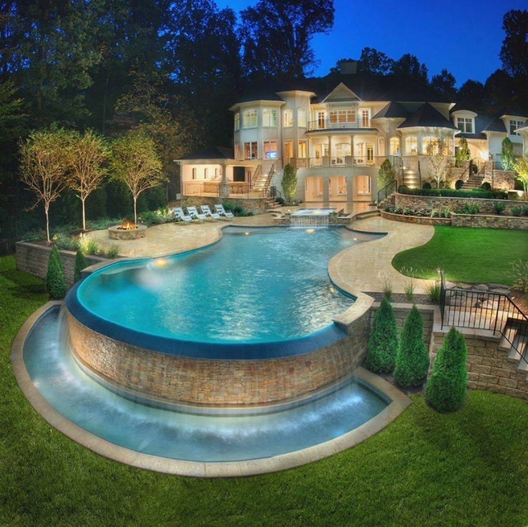 Stunning Luxury Backyard Design Ideas Luxury Pools Mansions