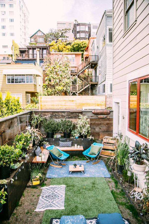 Ideas Fresh Small Garden Glass Patios