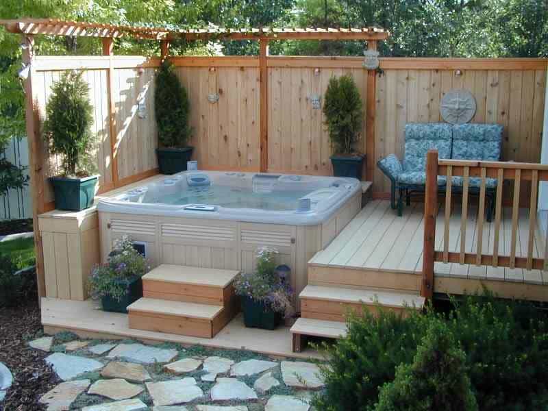 Z Spa Wooden Enclosure Google Search