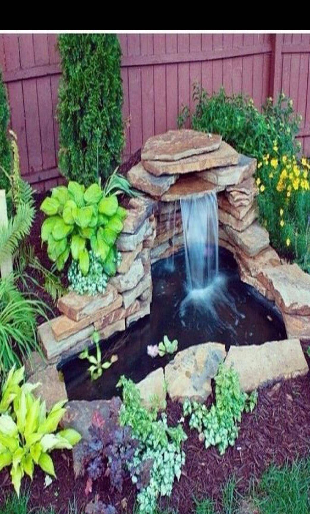 Fountain Patio Pond Porch Water Ideas