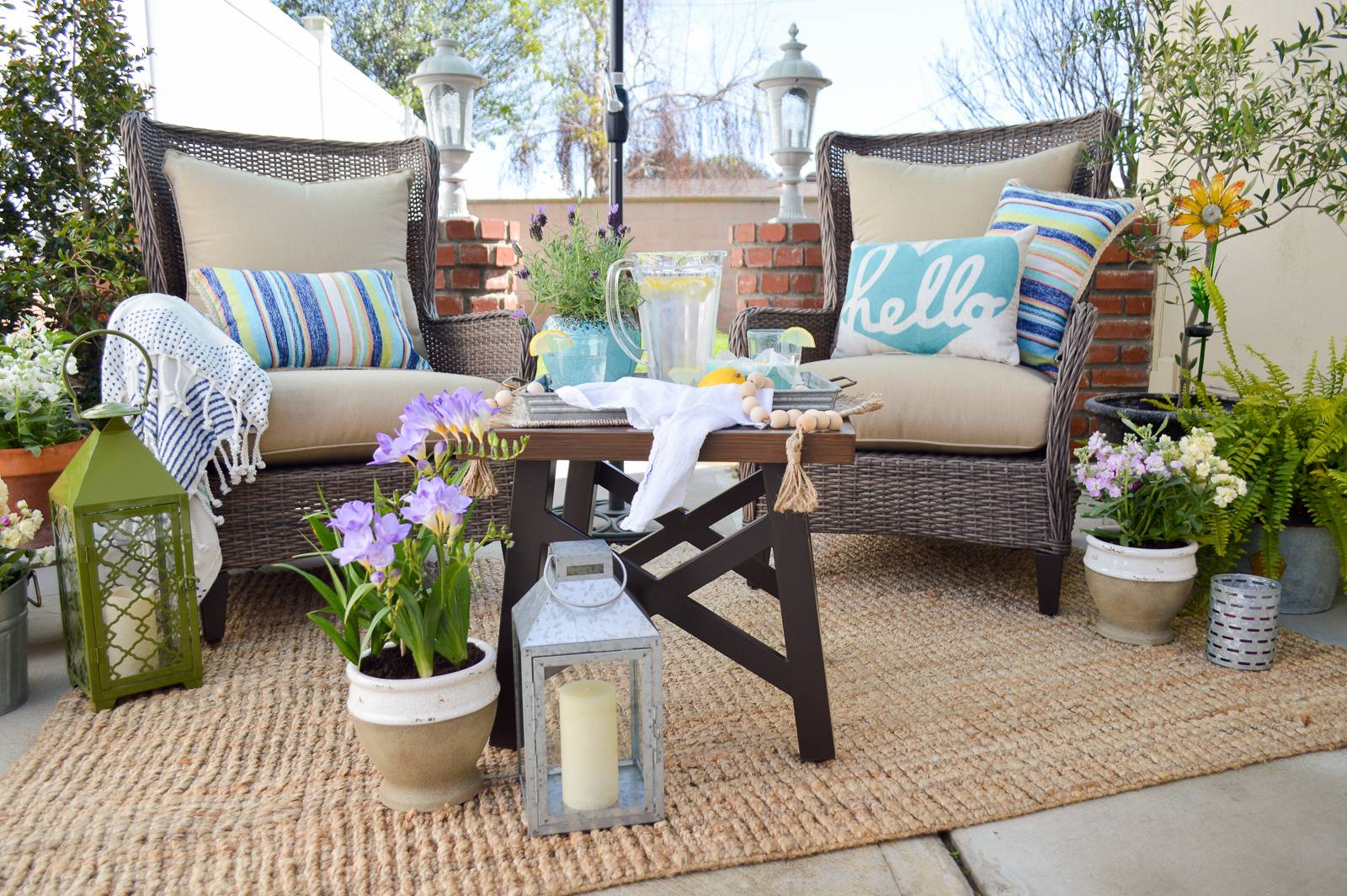 Gardens Patio Furniture Background