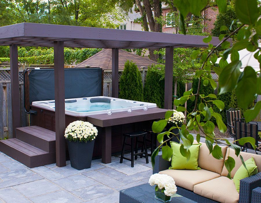 Stunning Garden Hot Tub Designs