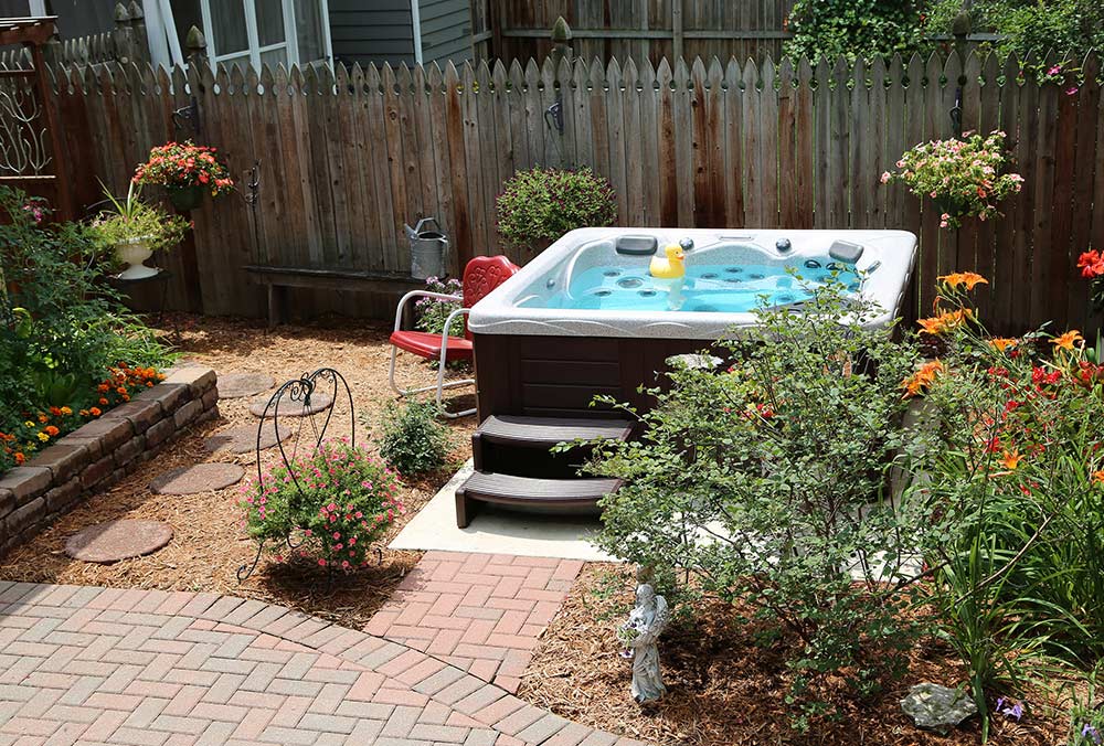 Patio Backyard Jacuzzi Ideas Outdoor Hot Tubs Spa Design