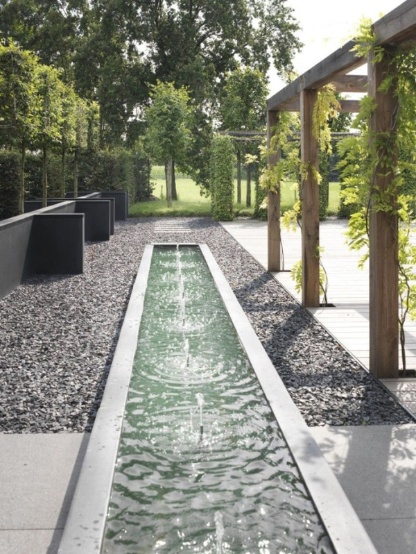 Modern Water Feature