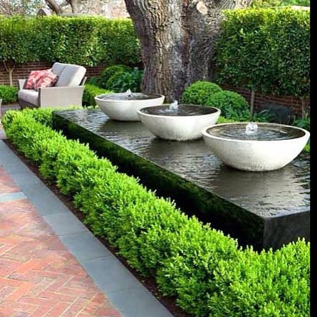 Nice Split Level Water Features