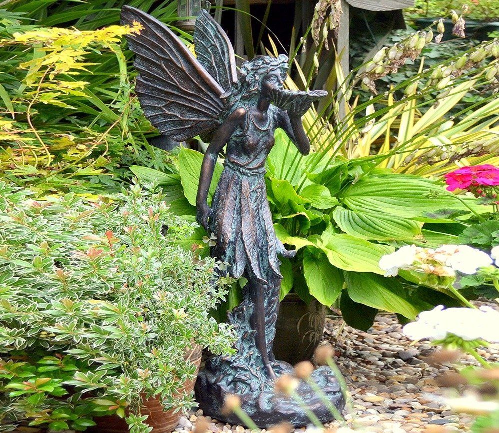 Large Standing Fairy Resin Garden Statue