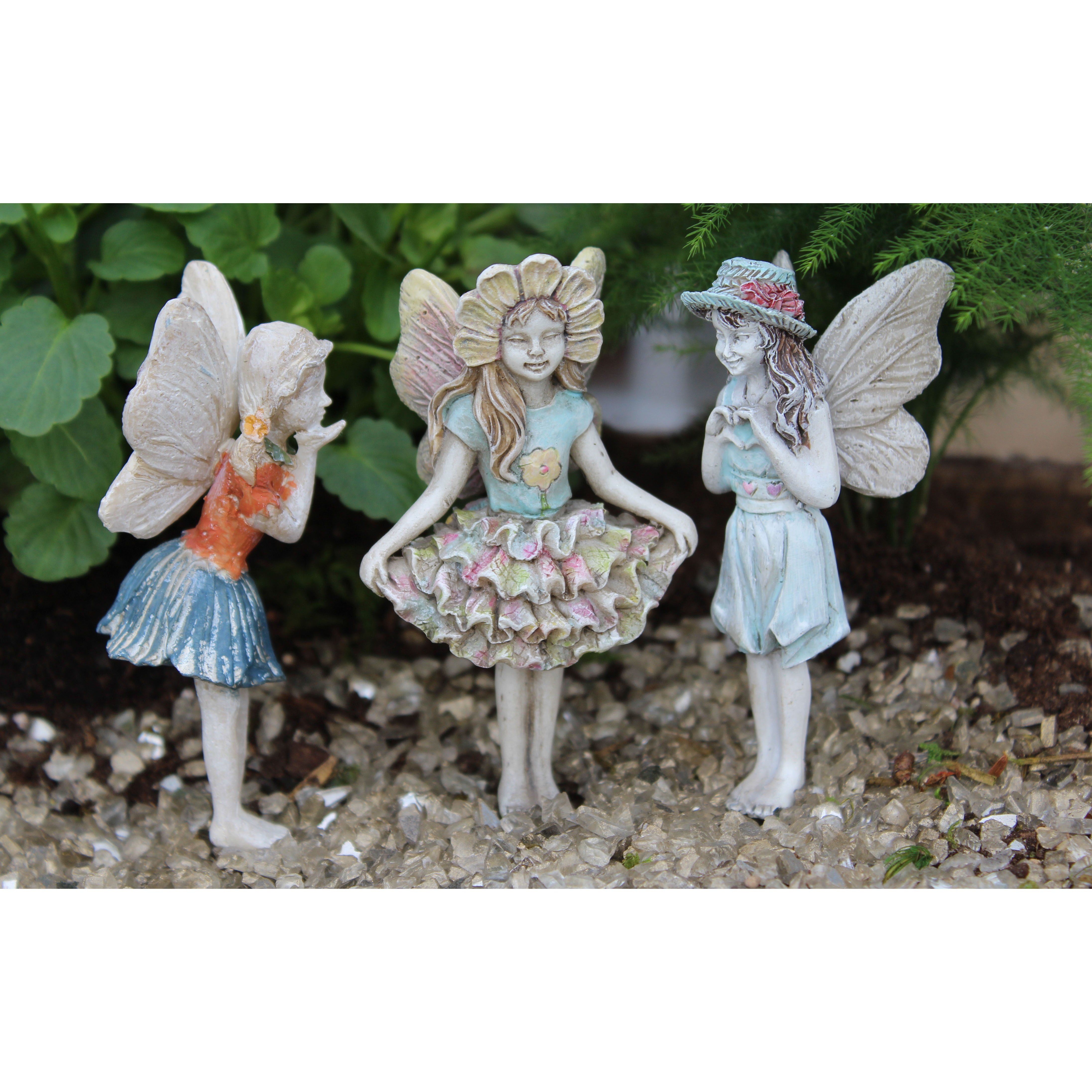 Large Standing Fairy Statue Garden Ornament Fairy Garden Cottage