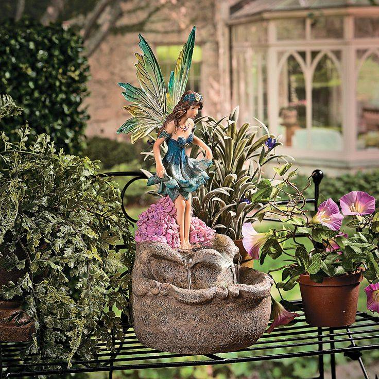 Pixie With Watering Can Statue Randolph Rose Collection