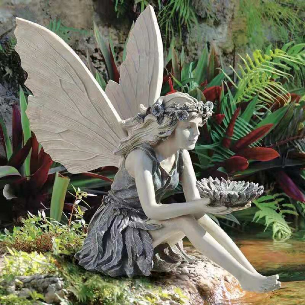14 Sitting Fairy Garden Statue Ideas To Try This Year SharonSable