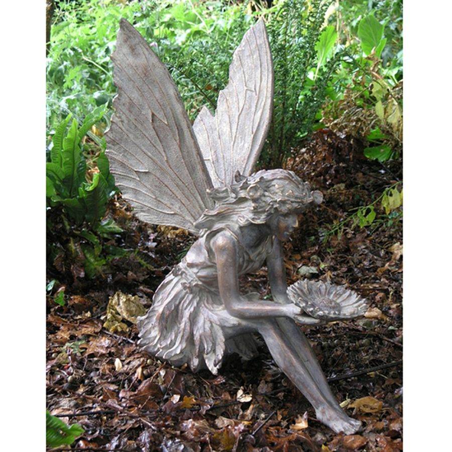 14 Sitting Fairy Garden Statue Ideas To Try This Year SharonSable