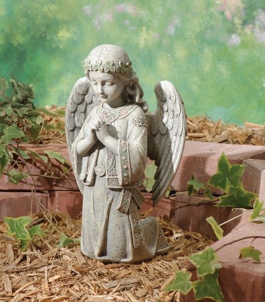 Josephs Studio Kneeling Angel Garden Statue