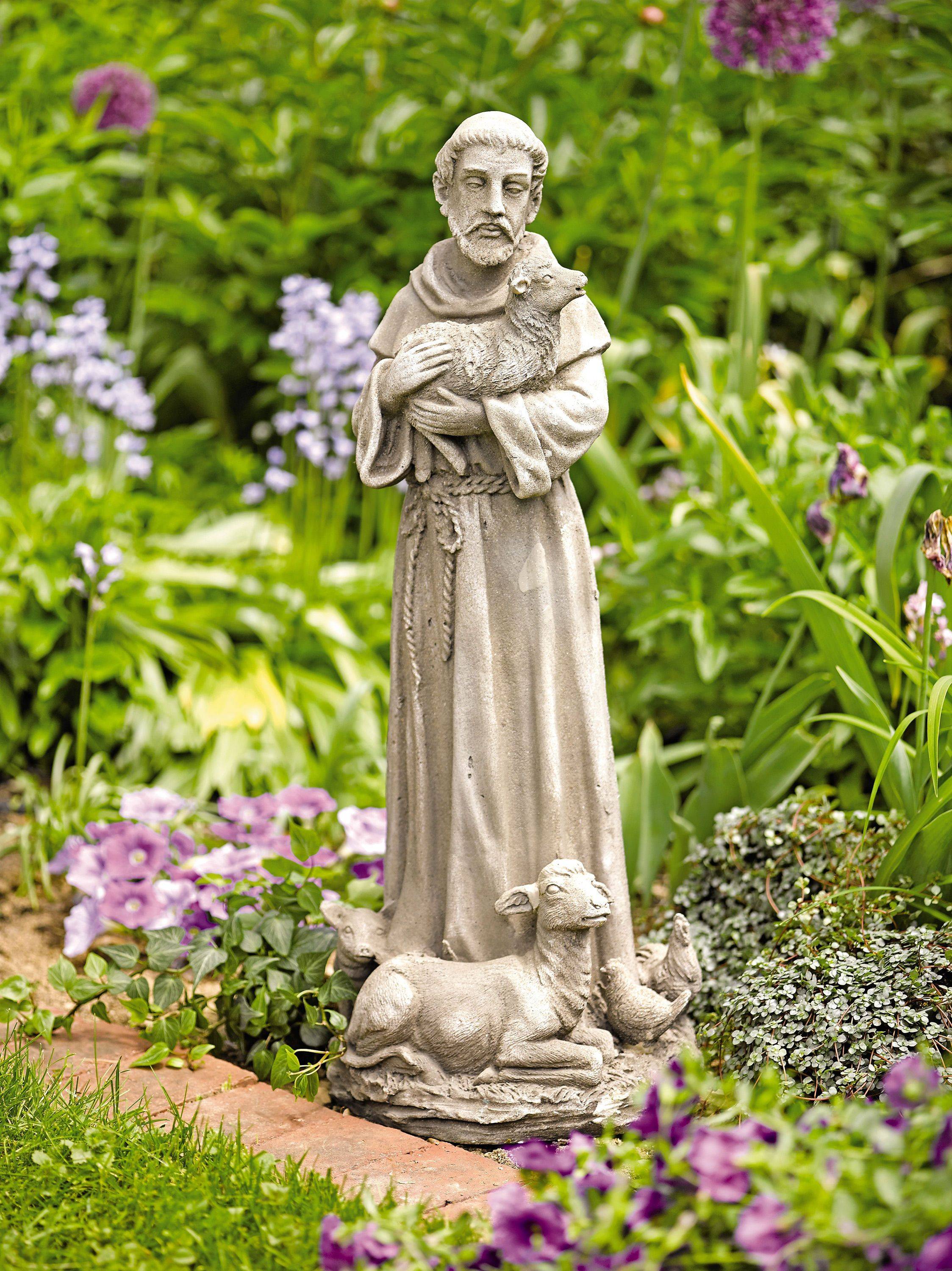 St Francis Garden Statue Bird Feeder
