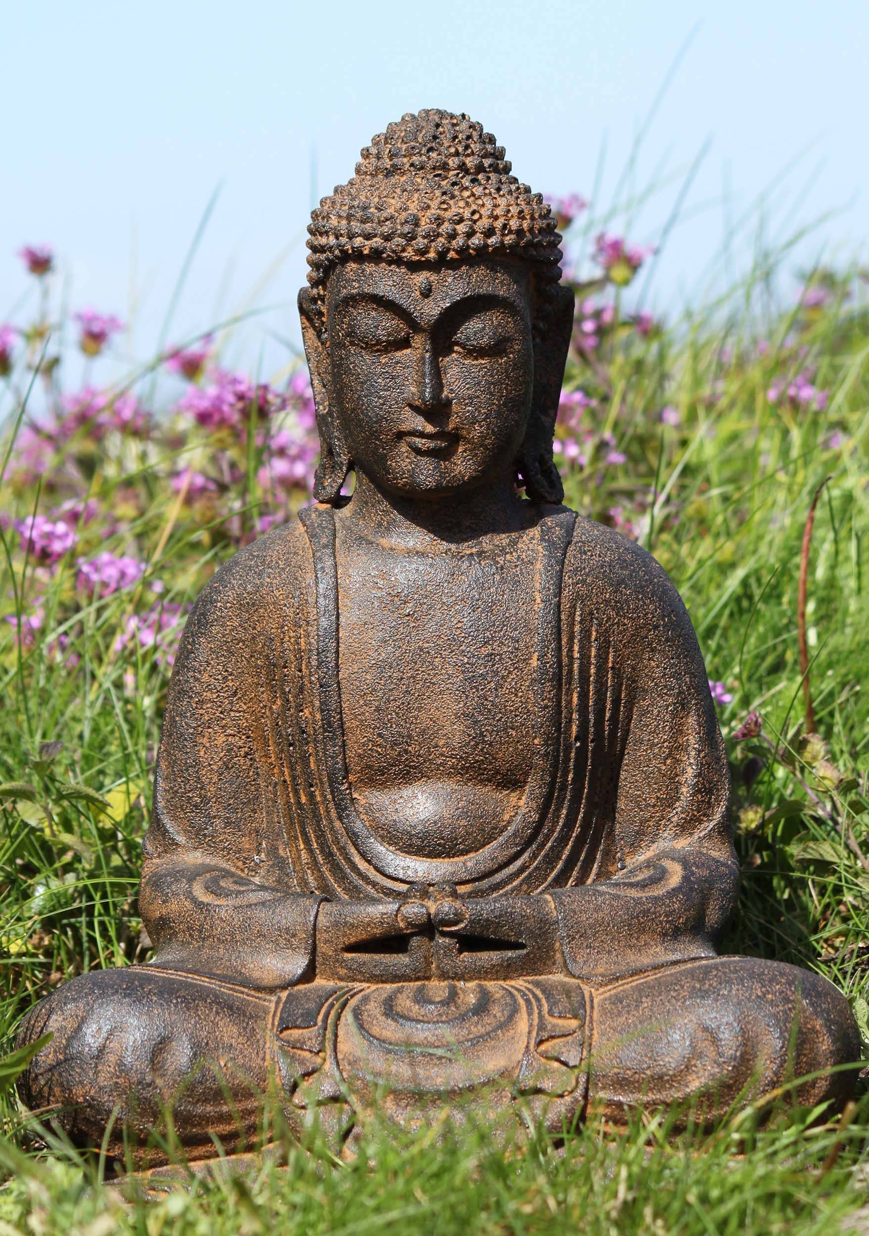 Meditating Buddha Garden Statue