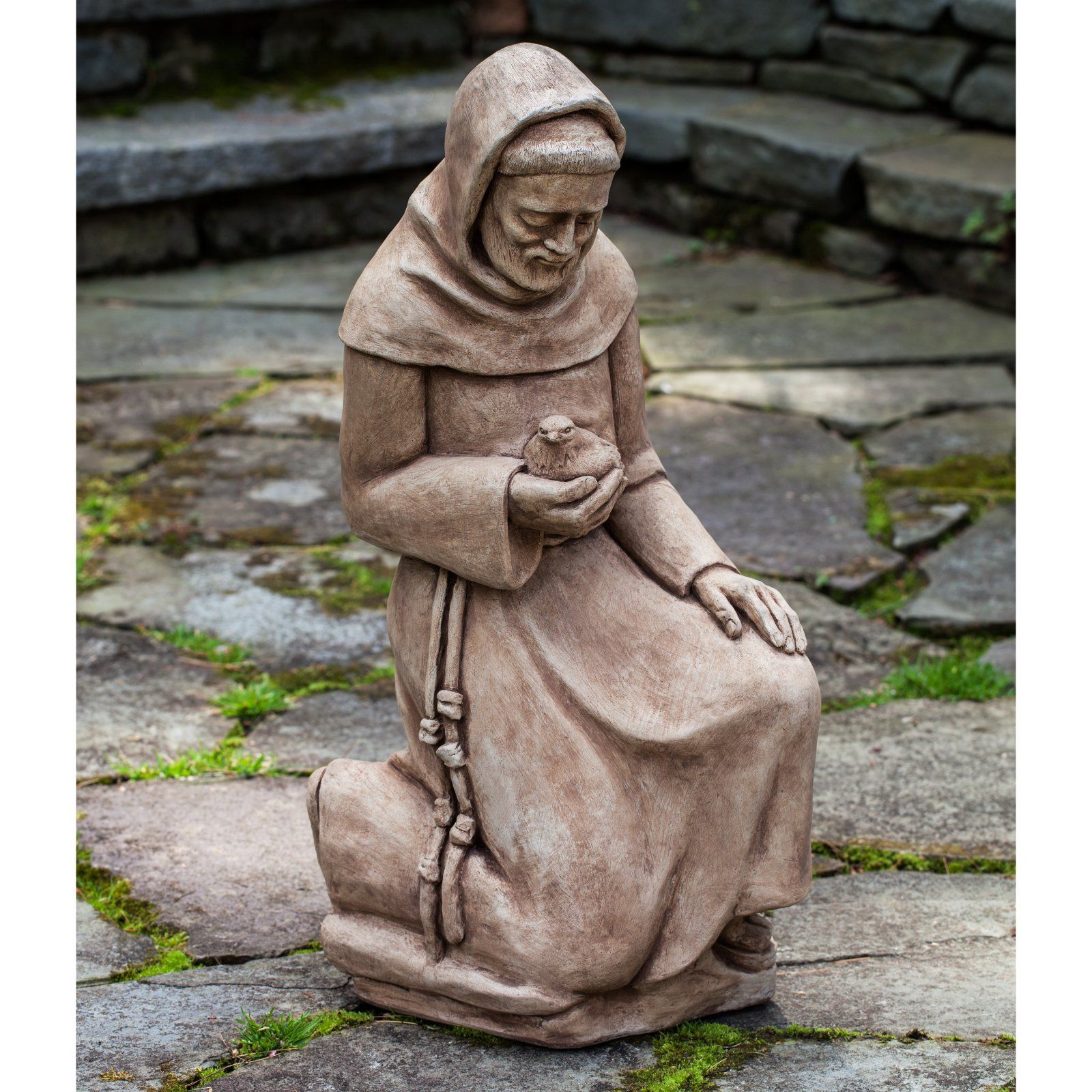 Modern St Francis Garden Statue