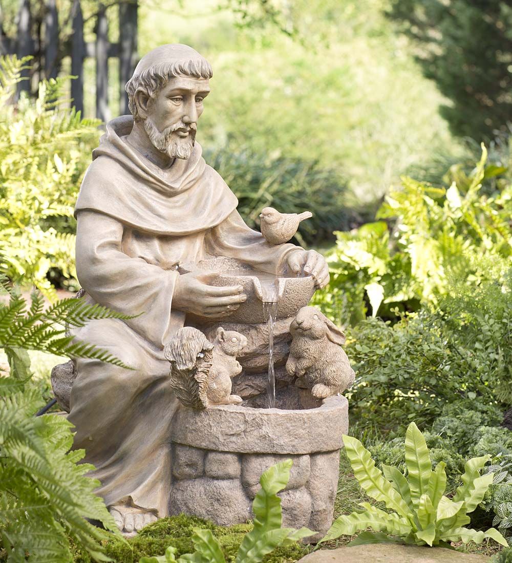 St Francis Statue Garden Feature