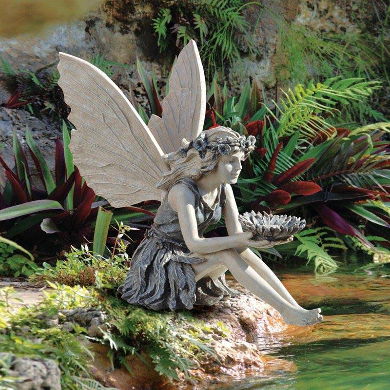 Concrete Fairy Garden Statues