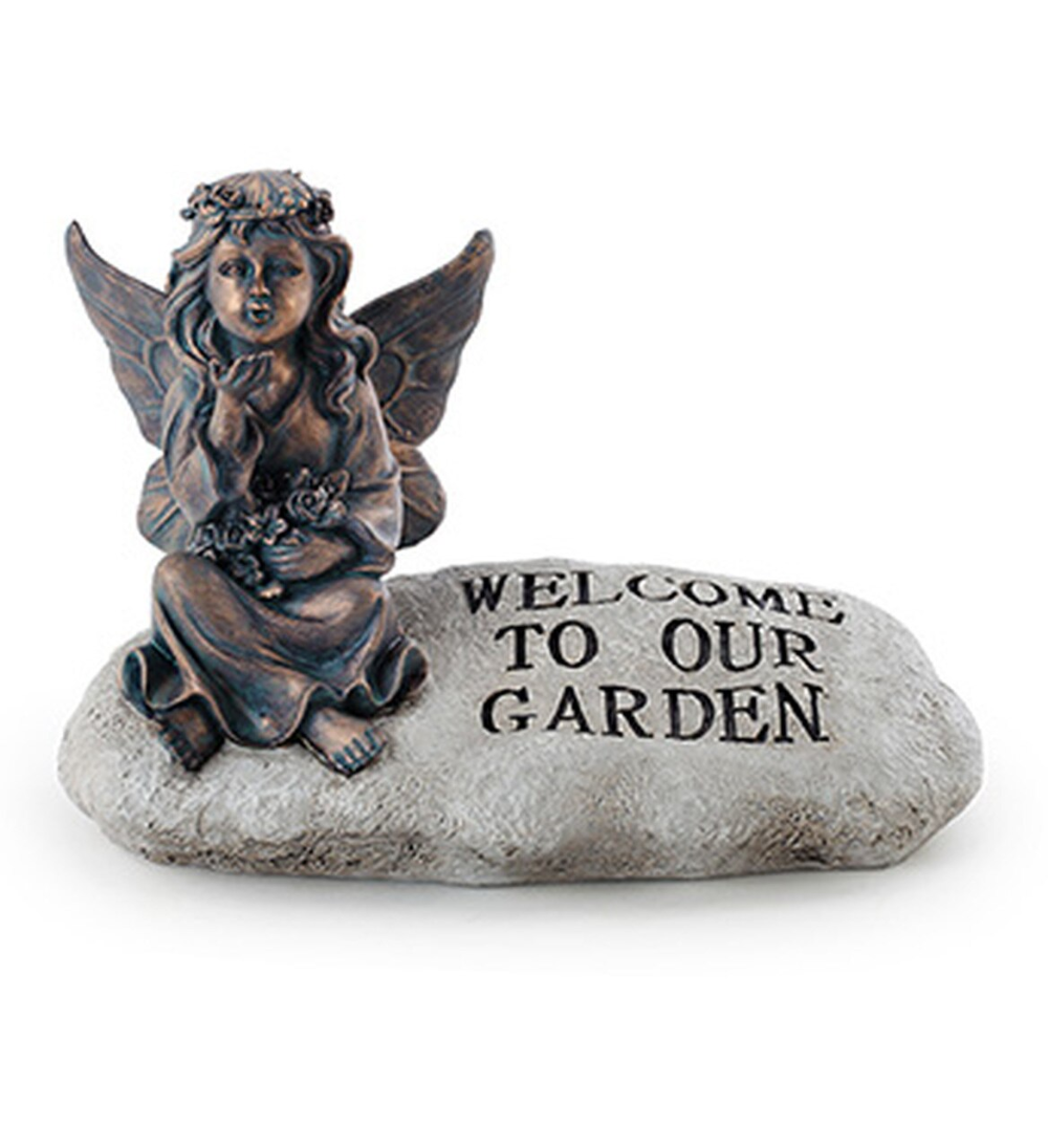 Foxglovefairy Garden Ornamentgargoylesculpture Stone Statue