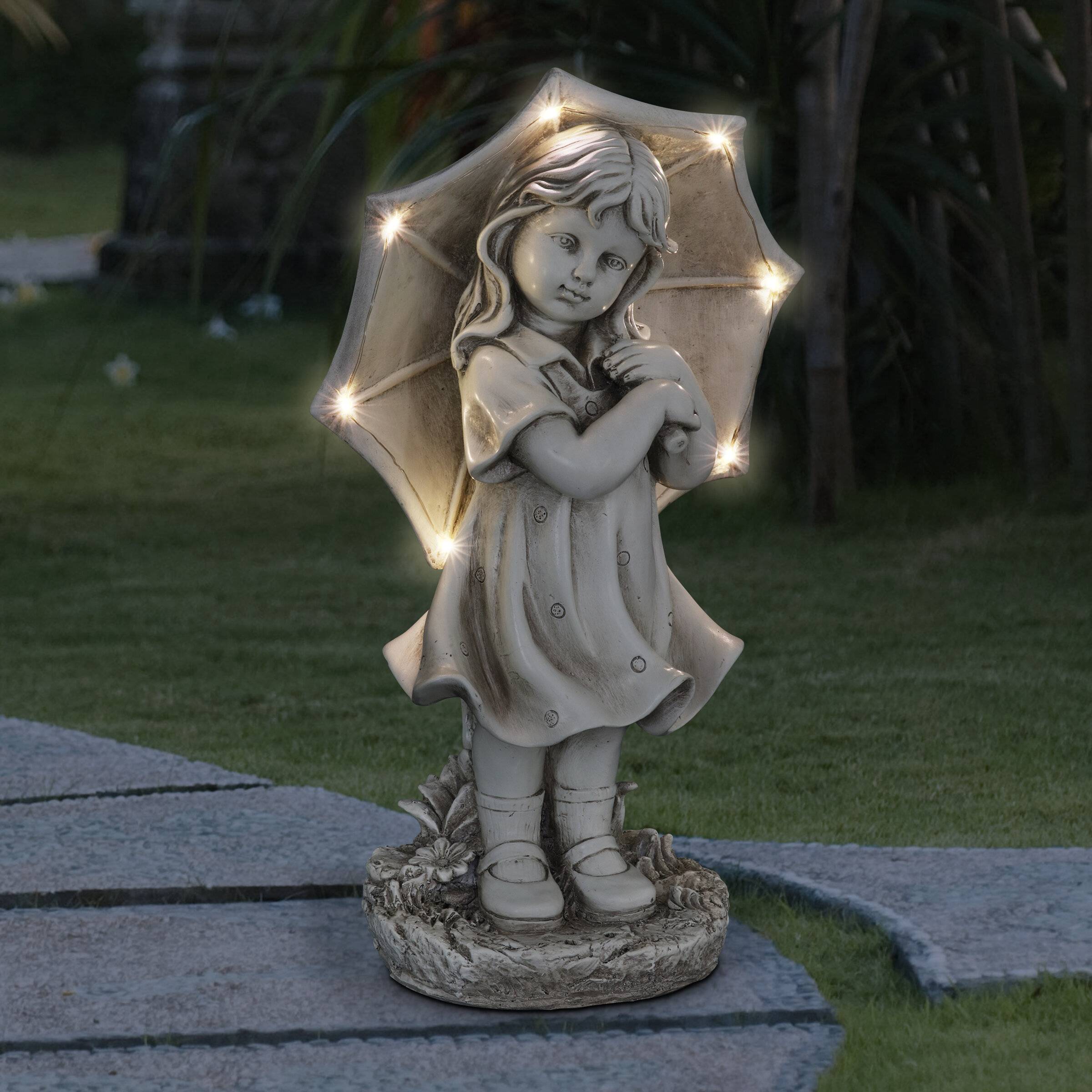 Handmade Polyresin Serenity Fairy Figurine Garden Angel Statue