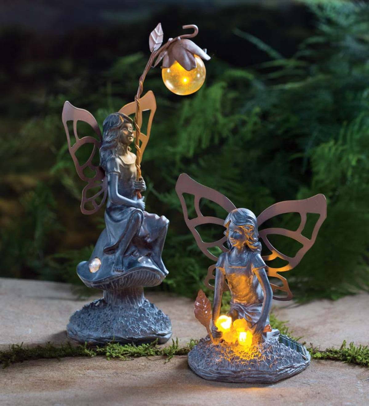 Peony Fairy Solar Statue Wholesale