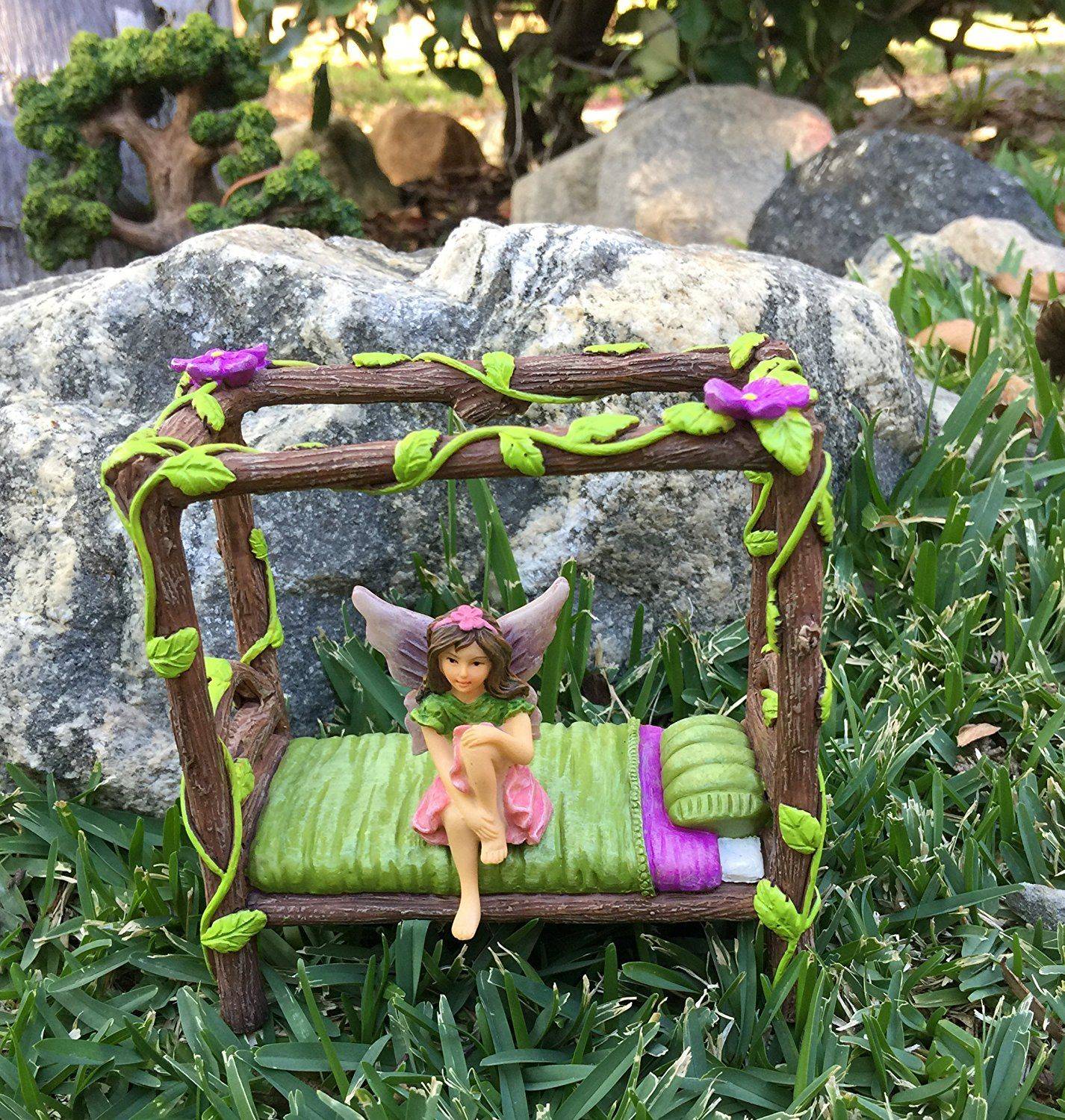 Sitting Fairy Statue Garden Fairies Resin Craft Garden