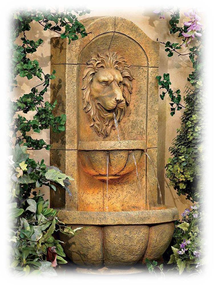 Lion Head Garden Fountain Wall Fountain Wall Fountain Ideas