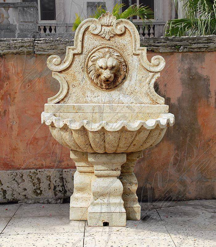Lion Head Wall Fountain