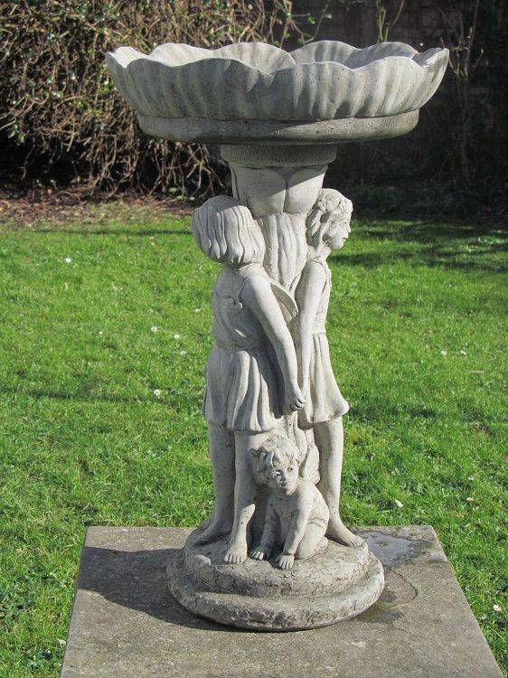 Seated Angel Garden Statue