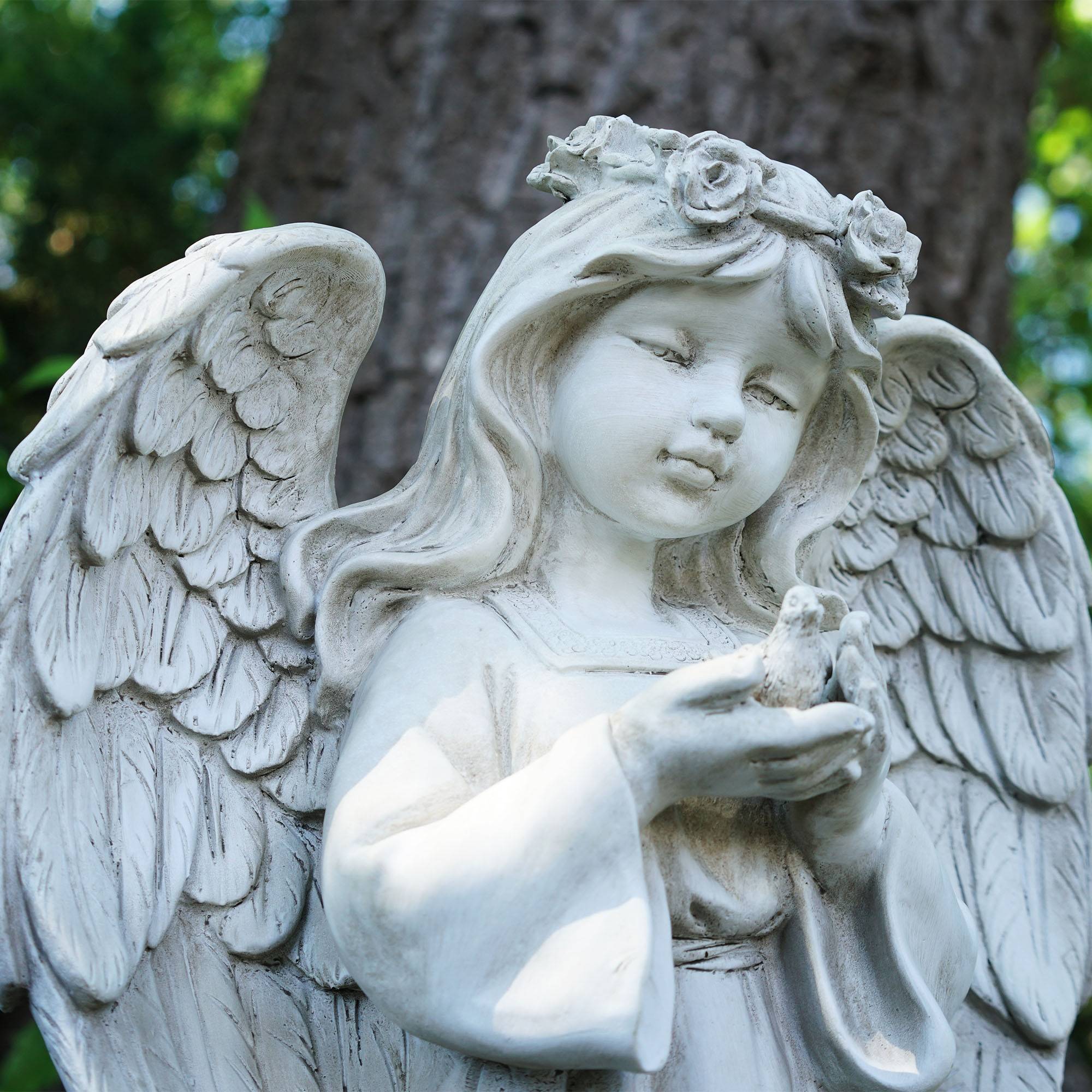 Little Barefoot Angle Angel Garden Statues