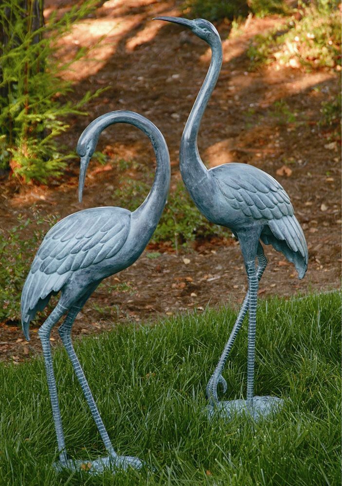 Metal Art Baby Bird Garden Sculpture