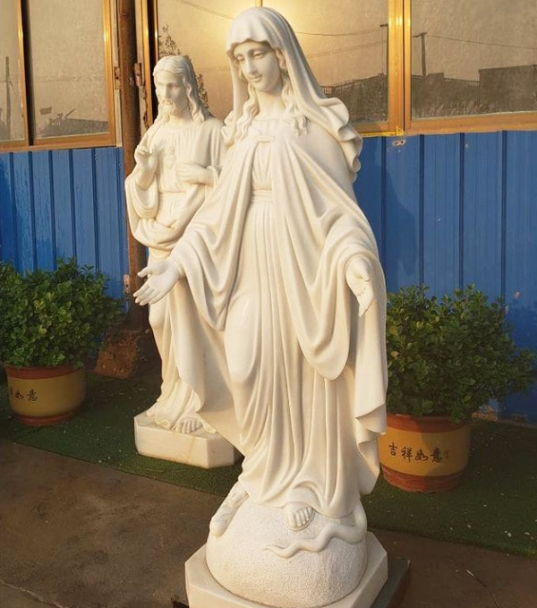 Angelique Garden Concrete Statue Cement Religious Figurine