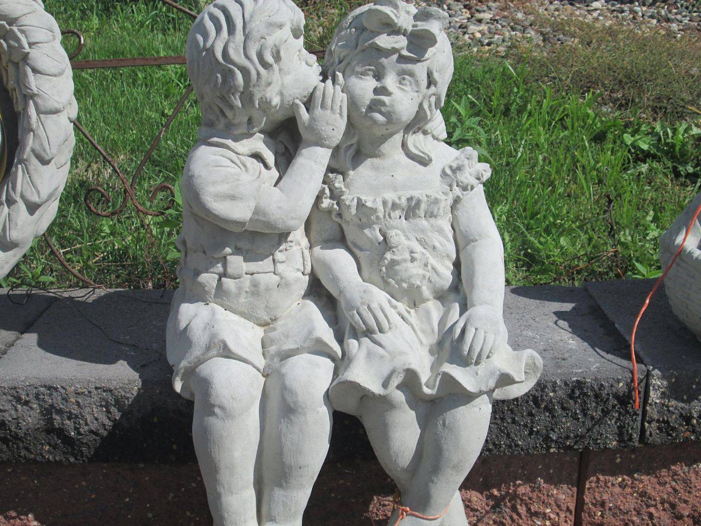 Campania International Atsumi Lantern Cast Stone Garden Statue Pietra