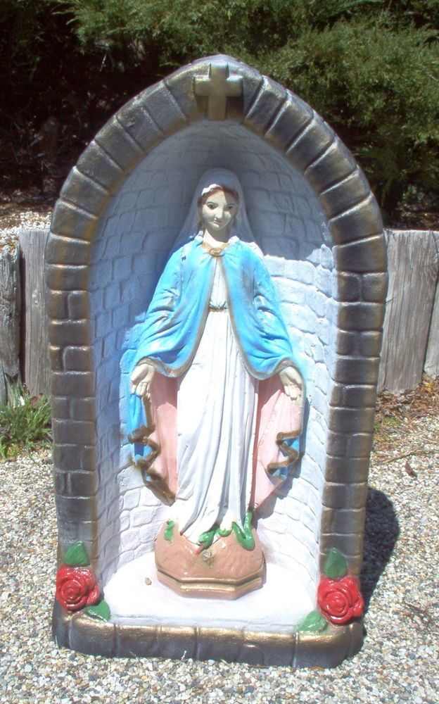 Saint Francis Concrete Garden Statue Religious Catholic Figure