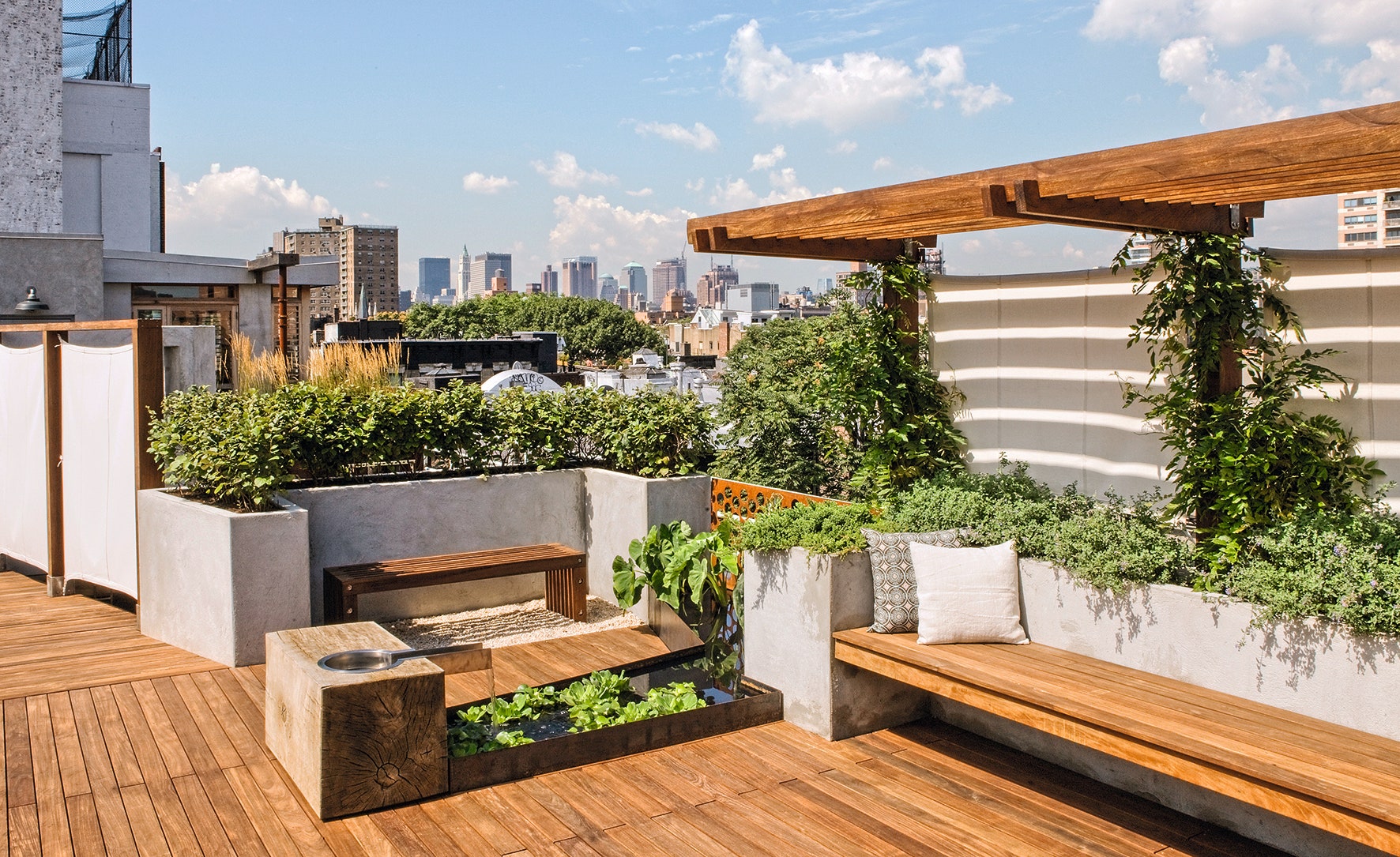 Roof Garden Construction Step