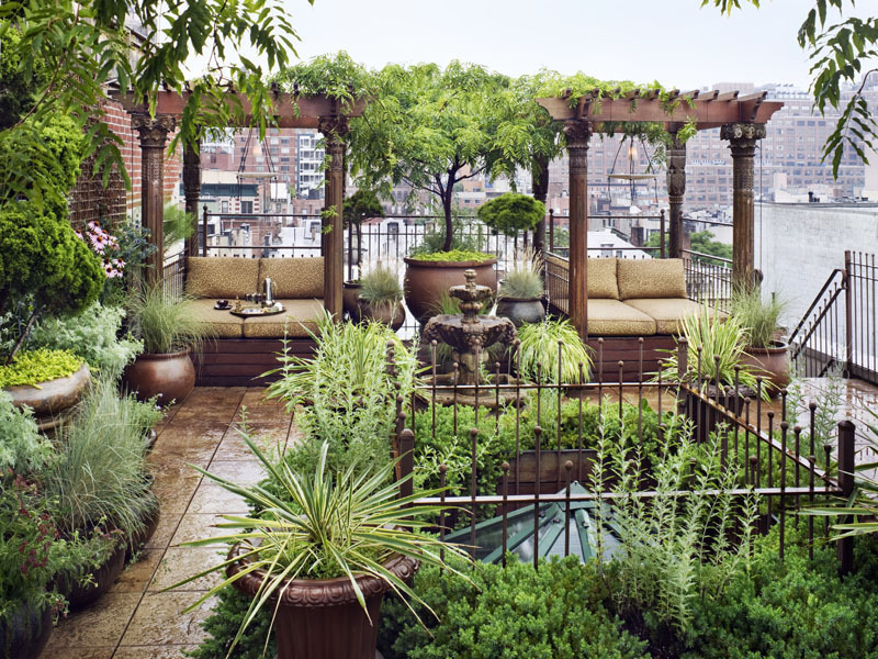 Romanticrooftopdeckwithoutdoorlivingarea Homemydesign