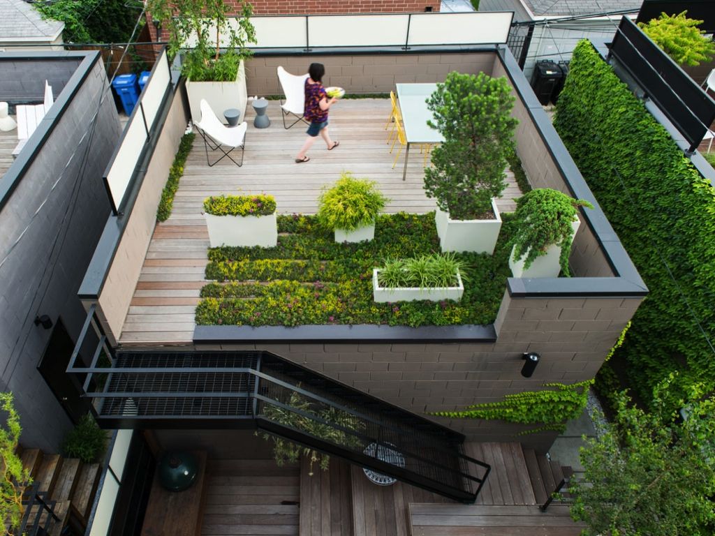 Relaxing Rooftop Garden Ideas