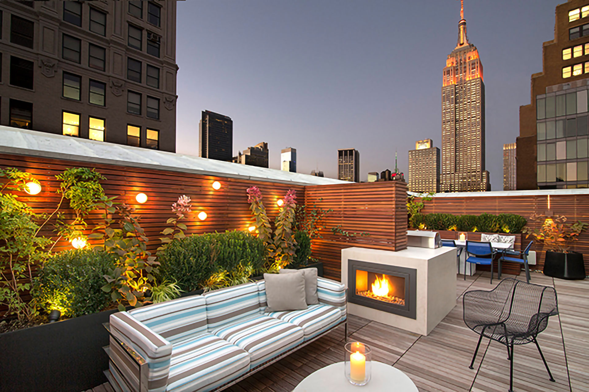 Romanticrooftopdeckwithoutdoorlivingarea Homemydesign