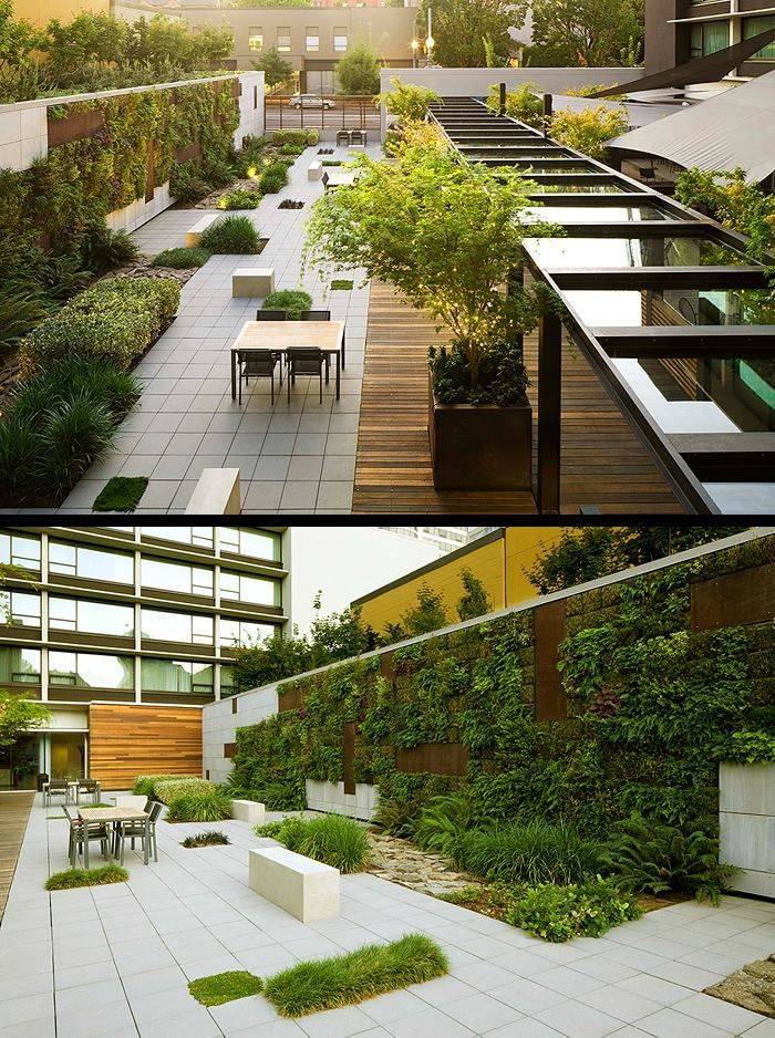 Comment Amnager Un Toitterrasse Rooftop Garden Garden Design