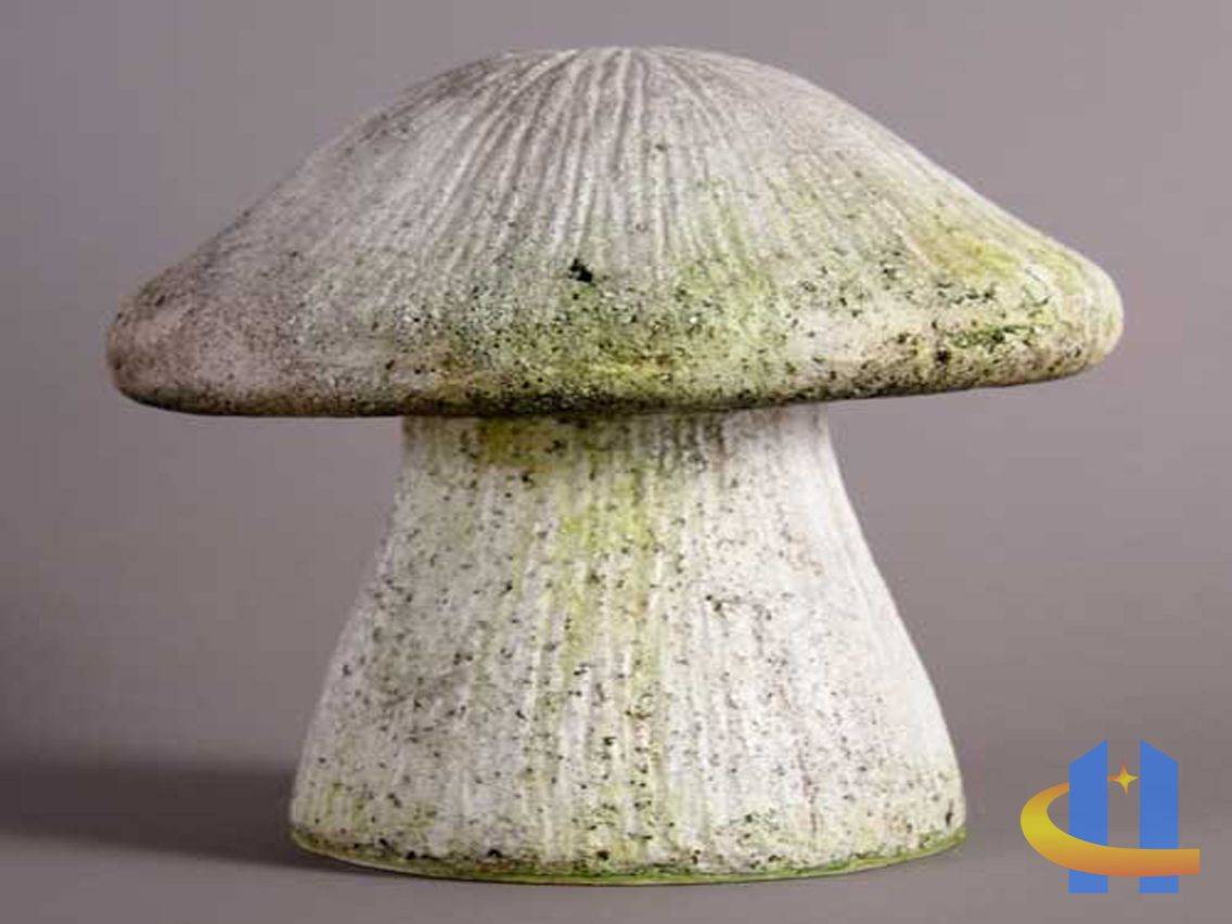 Colorful Mushroom Toadstool Fairy House Garden Decor Statue Sculpture