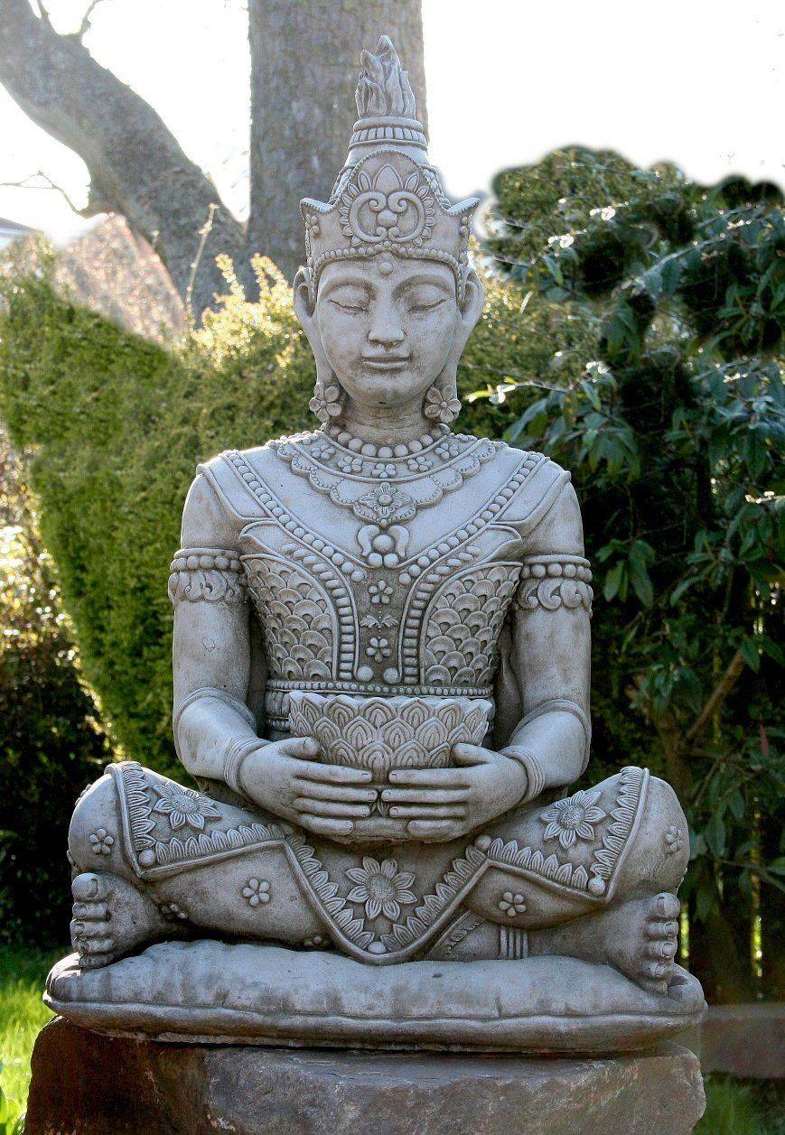 Happy Thai Buddha Garden Statue Ornament