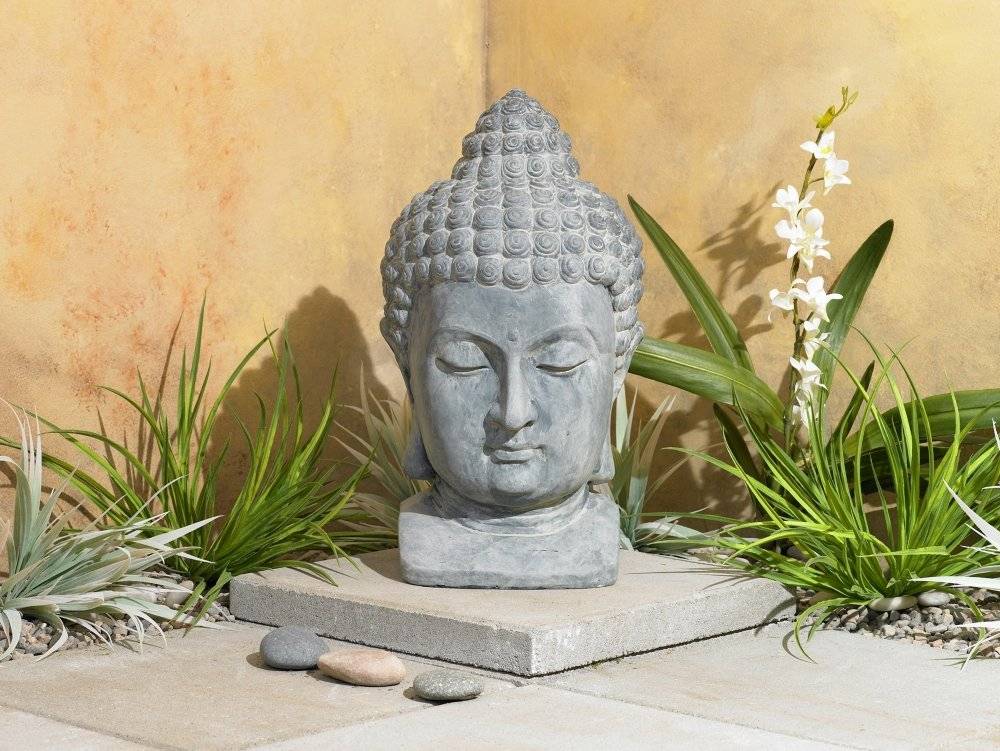 Large Buddha Head Garden Statue Home Ideas