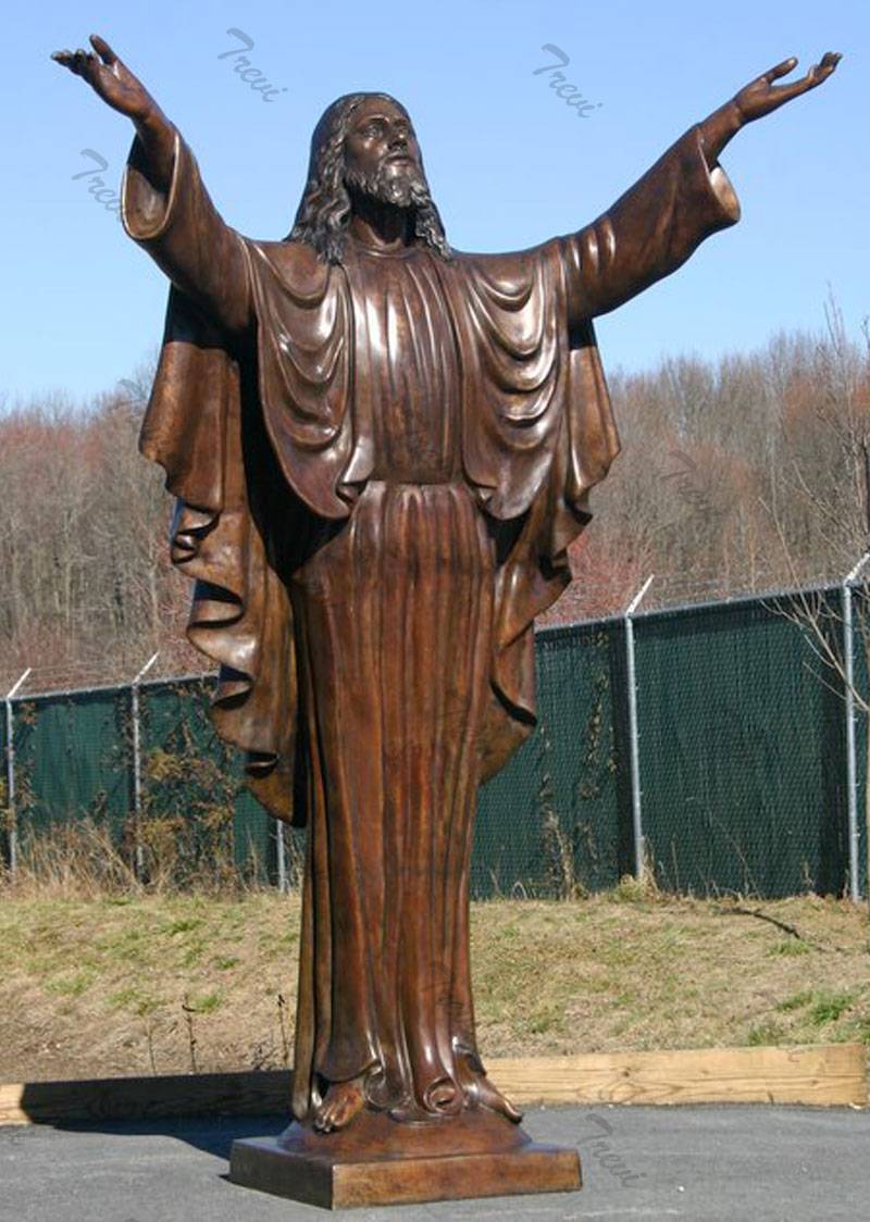 Bronze Catholic Jesus Statue
