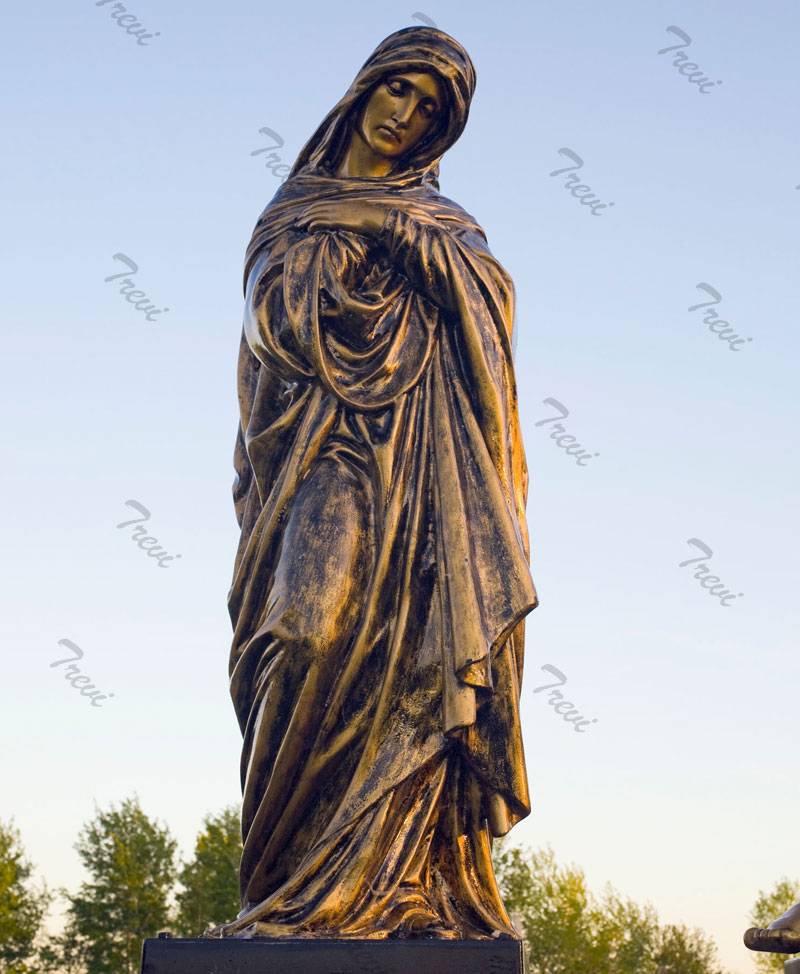 Religious Virgin Mary Sculpture Large Garden Statue Art