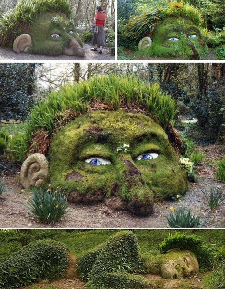 Excited Garden Art Ideas Moss Garden Lost Gardens Of Heligan
