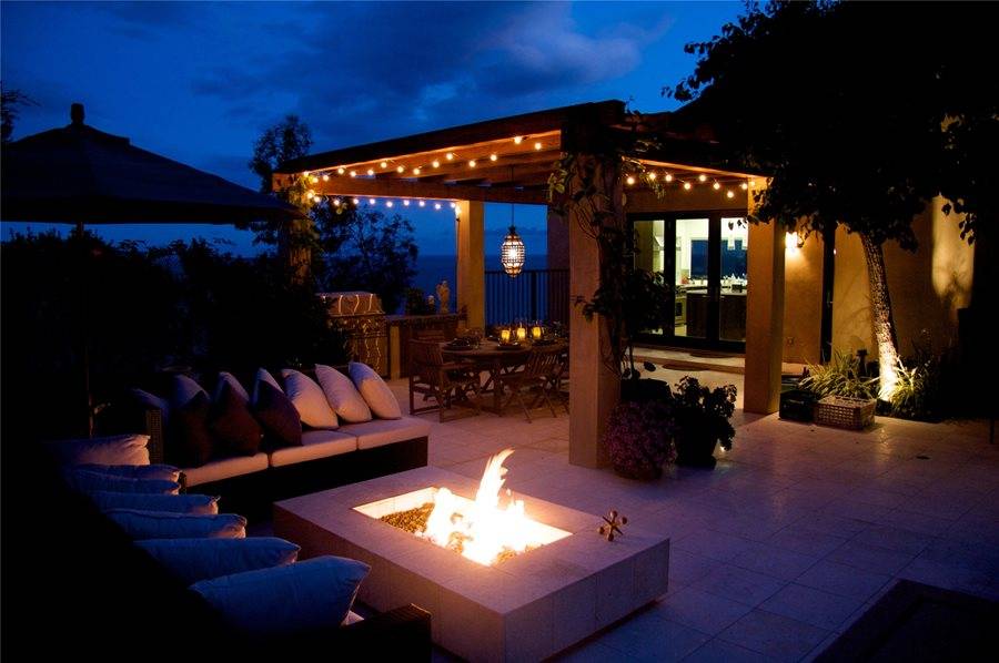 Night Patio Backyard Party Ideas Garden Contemporary Decoration Best