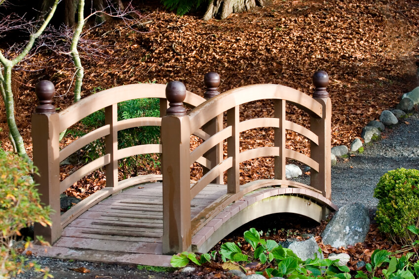 Rustic Wooden Bridge