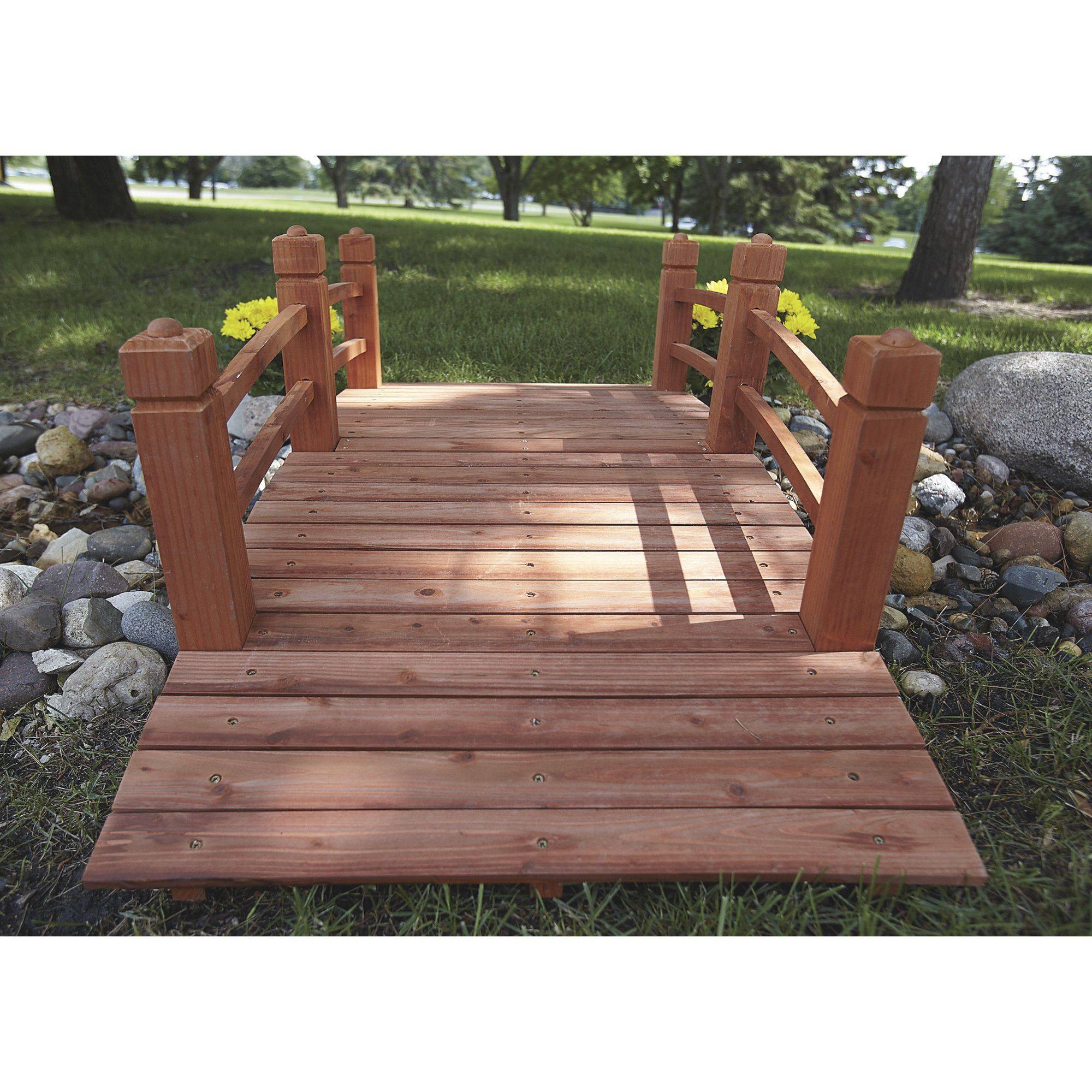 Stonegate Designs Wooden Garden Bridge